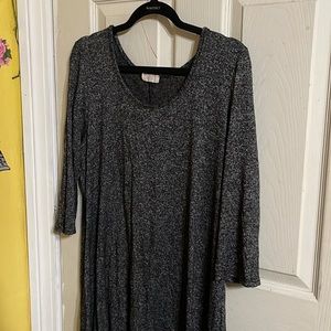 Dark gray dress